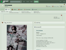 Tablet Screenshot of kenyaaaaa.deviantart.com