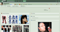 Desktop Screenshot of megamike75.deviantart.com