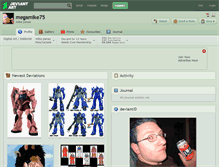 Tablet Screenshot of megamike75.deviantart.com