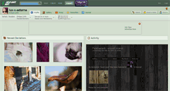Desktop Screenshot of lux-x-aeterna.deviantart.com