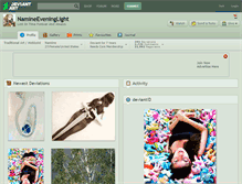 Tablet Screenshot of namineeveninglight.deviantart.com