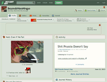 Tablet Screenshot of beyondswaraningyo.deviantart.com