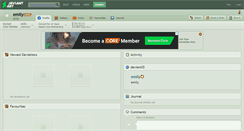 Desktop Screenshot of emily.deviantart.com