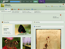Tablet Screenshot of mikey2u.deviantart.com