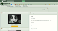 Desktop Screenshot of demonlove124.deviantart.com