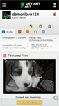 Mobile Screenshot of demonlove124.deviantart.com