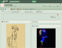 Tablet Screenshot of laurell-chan.deviantart.com
