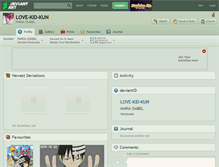Tablet Screenshot of love-kid-kun.deviantart.com