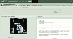 Desktop Screenshot of edwardcullen1010.deviantart.com