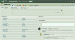 Desktop Screenshot of hugeldude.deviantart.com