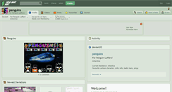 Desktop Screenshot of penguins.deviantart.com