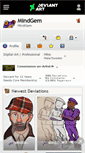 Mobile Screenshot of mindgem.deviantart.com