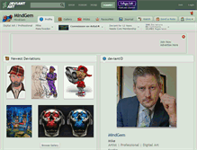 Tablet Screenshot of mindgem.deviantart.com