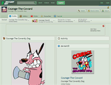 Tablet Screenshot of courage-the-coward.deviantart.com