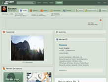 Tablet Screenshot of kasseus.deviantart.com