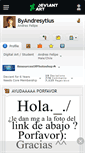 Mobile Screenshot of byandresytius.deviantart.com