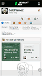Mobile Screenshot of coldflamez.deviantart.com