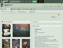 Tablet Screenshot of eglantier-re.deviantart.com