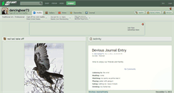 Desktop Screenshot of dancingbear73.deviantart.com