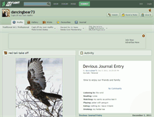 Tablet Screenshot of dancingbear73.deviantart.com