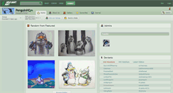 Desktop Screenshot of penguinhq.deviantart.com