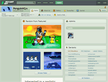 Tablet Screenshot of penguinhq.deviantart.com