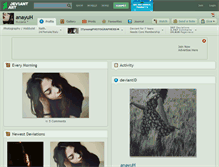 Tablet Screenshot of anayuh.deviantart.com