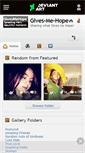 Mobile Screenshot of gives-me-hope.deviantart.com
