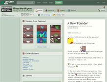Tablet Screenshot of gives-me-hope.deviantart.com