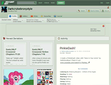 Tablet Screenshot of darkcruisebronystyle.deviantart.com