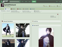 Tablet Screenshot of karinofthesound.deviantart.com