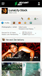 Mobile Screenshot of lunalily-stock.deviantart.com