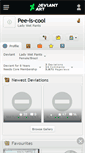 Mobile Screenshot of pee-is-cool.deviantart.com