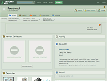Tablet Screenshot of pee-is-cool.deviantart.com