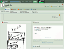 Tablet Screenshot of bustabrain.deviantart.com