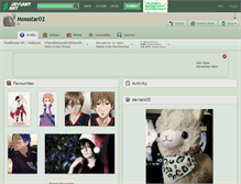 Tablet Screenshot of mossstar02.deviantart.com