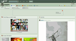 Desktop Screenshot of margotka.deviantart.com
