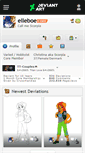 Mobile Screenshot of elleboe.deviantart.com