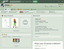 Tablet Screenshot of elleboe.deviantart.com