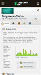 Mobile Screenshot of frog-moon-club.deviantart.com