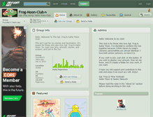 Tablet Screenshot of frog-moon-club.deviantart.com