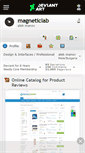 Mobile Screenshot of magneticlab.deviantart.com