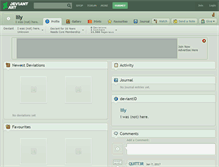 Tablet Screenshot of lily.deviantart.com