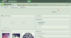 Desktop Screenshot of geeimsoloved.deviantart.com