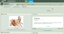 Desktop Screenshot of angiebeast.deviantart.com