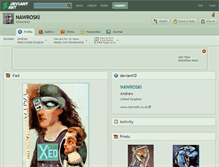 Tablet Screenshot of nawroski.deviantart.com