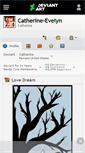Mobile Screenshot of catherine-evelyn.deviantart.com