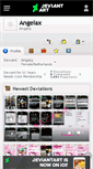 Mobile Screenshot of angelax.deviantart.com