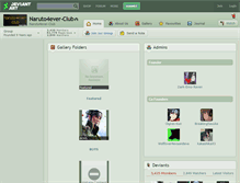 Tablet Screenshot of naruto4ever-club.deviantart.com