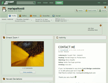 Tablet Screenshot of mariapalitos68.deviantart.com